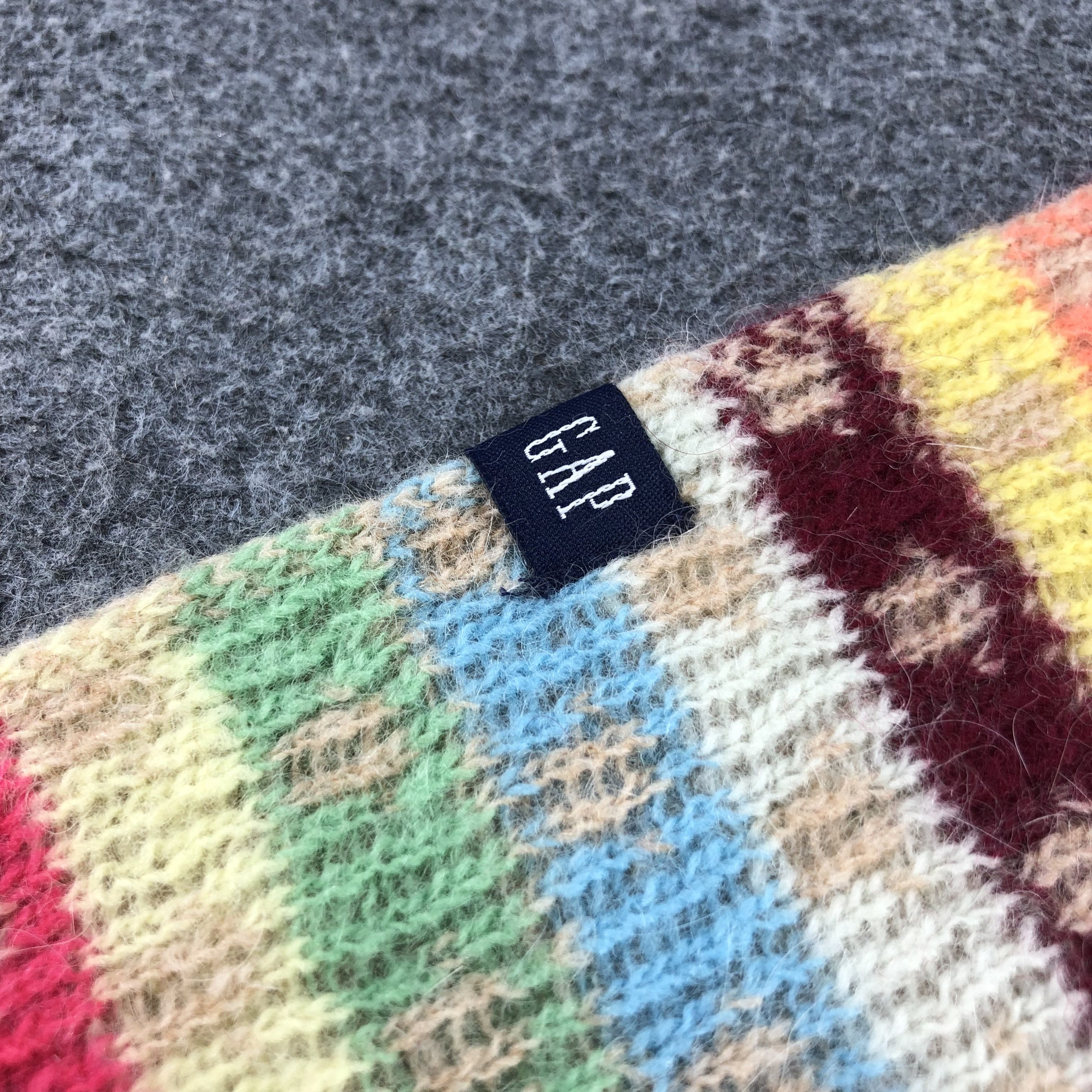 Gap GAP Multicolor Stars Wool Scarf Muffler V836 Size ONE SIZE - 7 Thumbnail