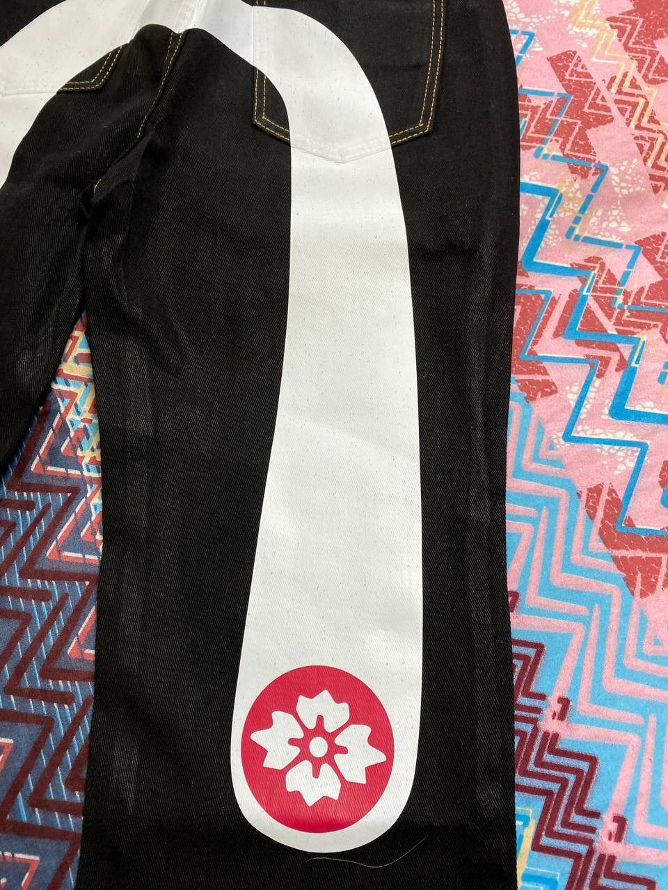 Japanese Brand × Vintage 90's LAGUNA BEACH CRAZY RETRO PUNK Y2K SKULL LOGO JEANS Size US 30 / EU 46 - 20 Thumbnail
