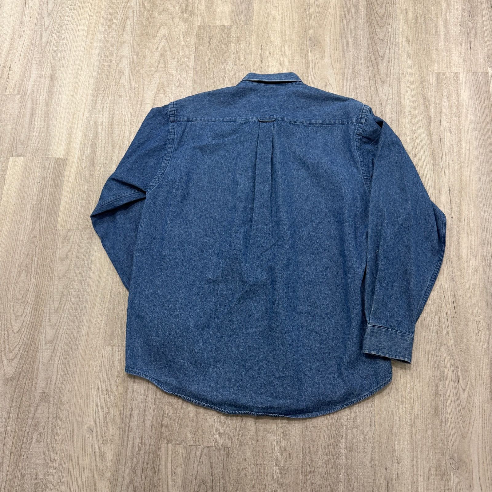 Nautica Vintage Nautica Denim Shirt Men's Large Blue Button Up 90s Size US L / EU 52-54 / 3 - 5 Thumbnail
