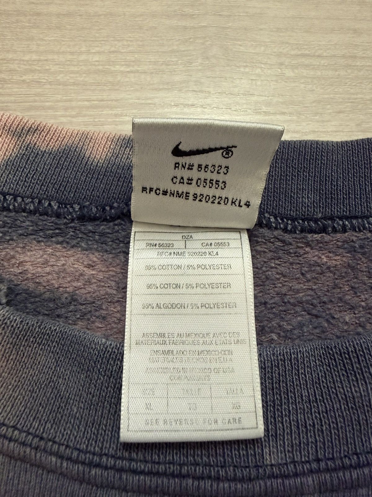 Nike Nike sweatshirt tie dye Size US XL / EU 56 / 4 - 3 Thumbnail