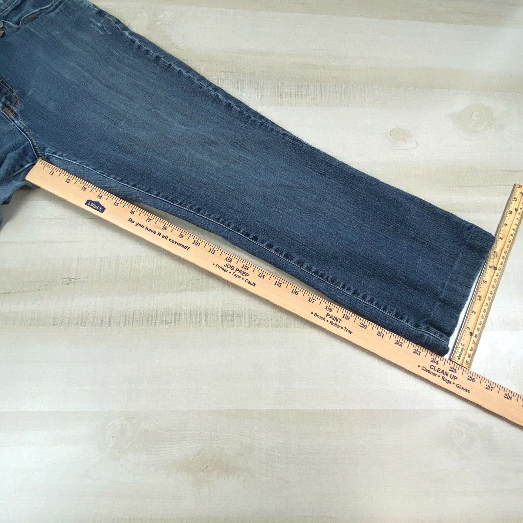 Vintage Chicos Womens Cropped Jeans 6 Medium Wash Denim Size 28" / US 6 / IT 42 - 7 Thumbnail