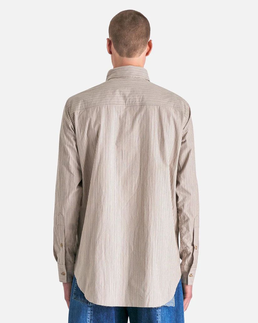 Edward Cuming o1s1v1r1oon0925 Collage Shirt in Beige/Multi Size US XL / EU 56 / 4 - 2 Thumbnail
