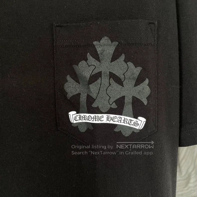Chrome Hearts CHROME HEARTS Size M Black full printed cross stripes three Size US M / EU 48-50 / 2 - 3 Thumbnail