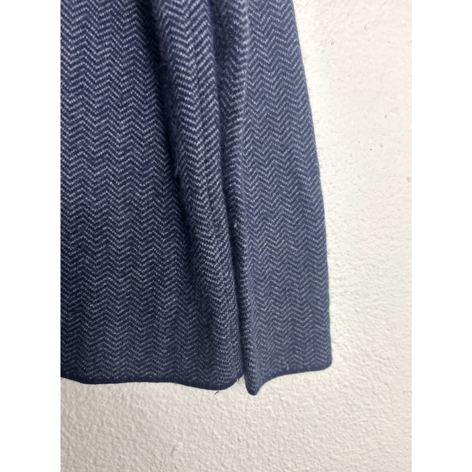 J. Jill J. Jill Wearever Pullover Sweater S Petite Gray Herringbone Wool Blend Womens Size S / US 4 / IT 40 - 7 Thumbnail