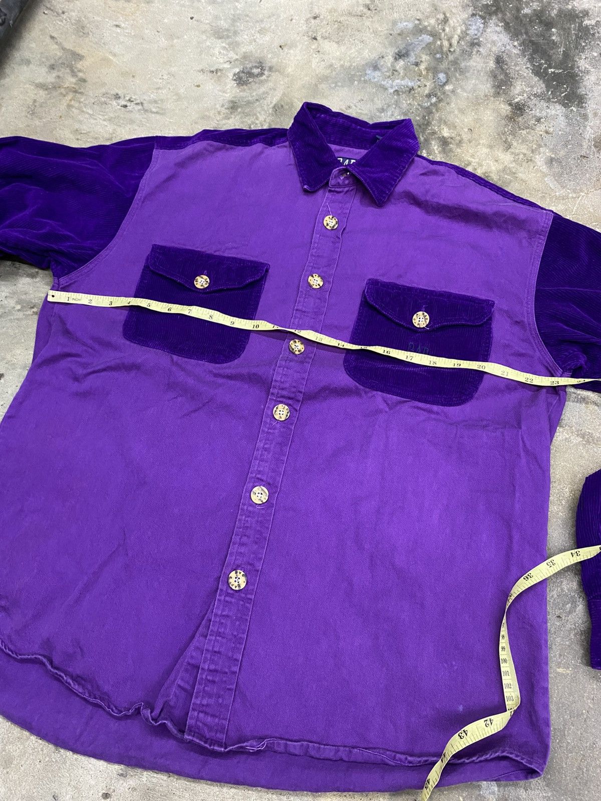 Designer × Gap × Vintage Vintage Gap 90s button shirt corduroy Size US L / EU 52-54 / 3 - 13 Thumbnail