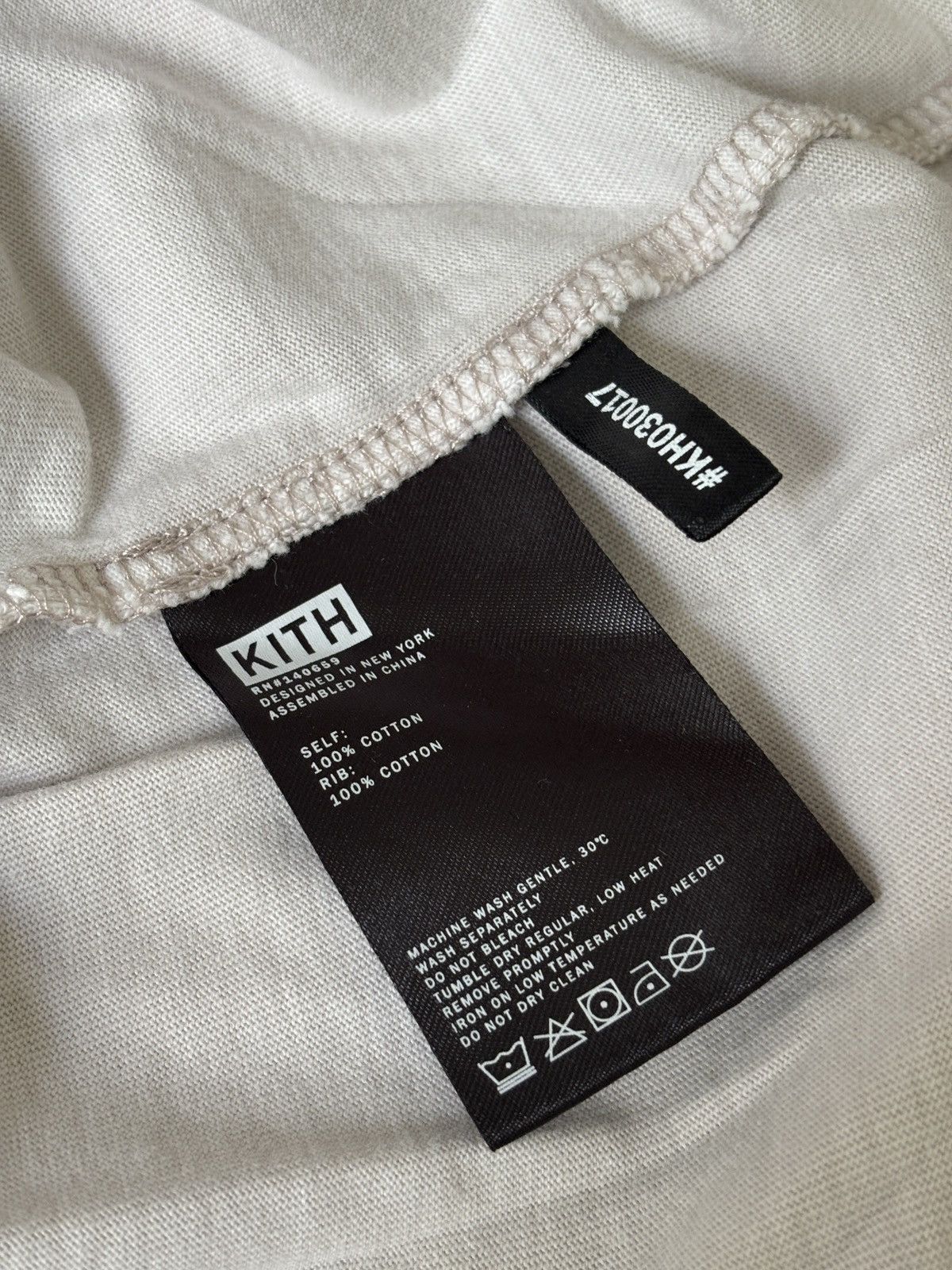Kith Kith 101 t shirt with raw hem Size US S / EU 44-46 / 1 - 6 Thumbnail