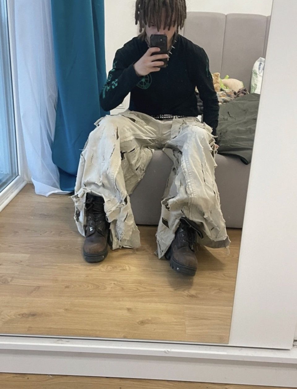 Handmade × Japanese Brand rare distressed archival pants Size US 33 - 2 Thumbnail