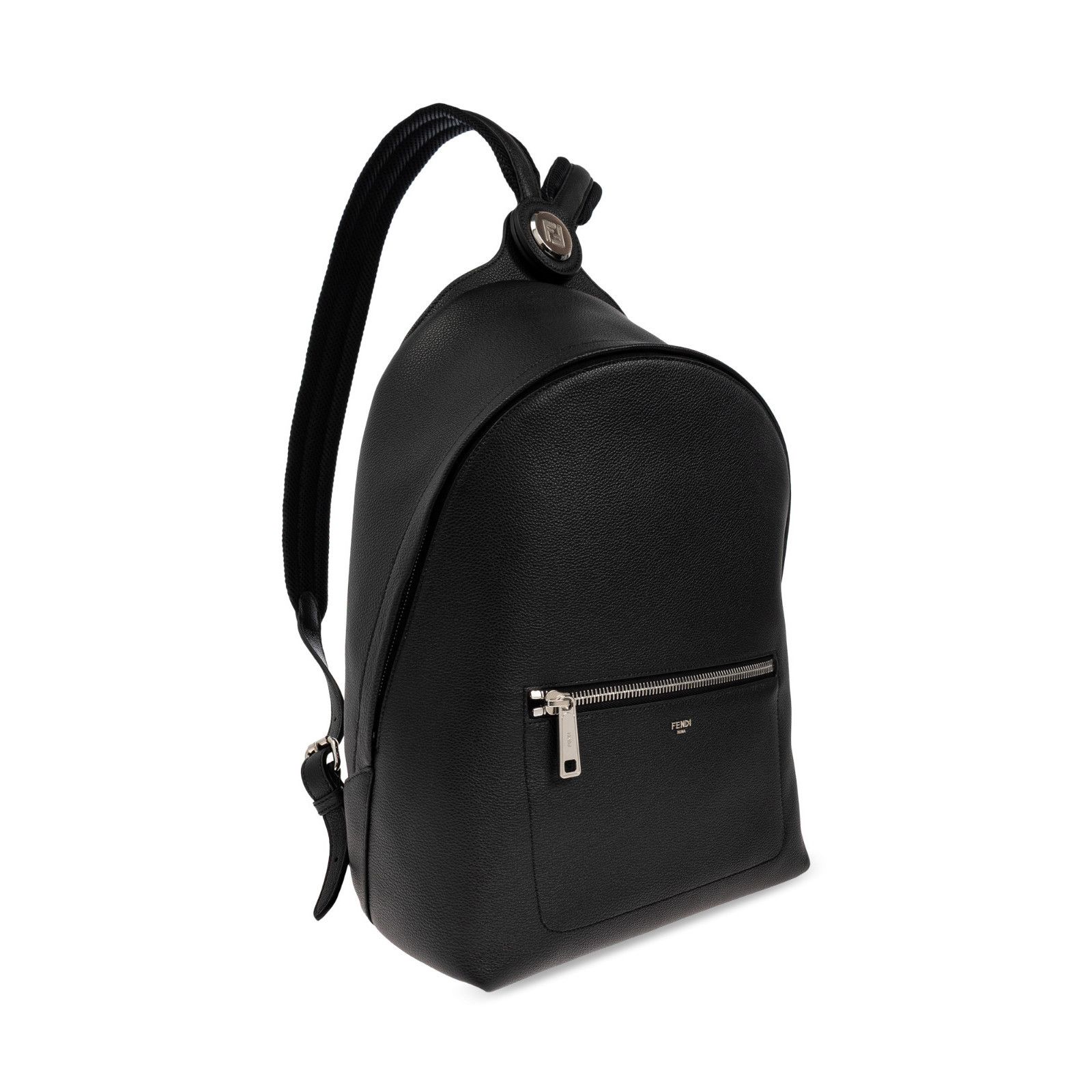 FENDI $3190 Black Leather Backpack New & Authentic