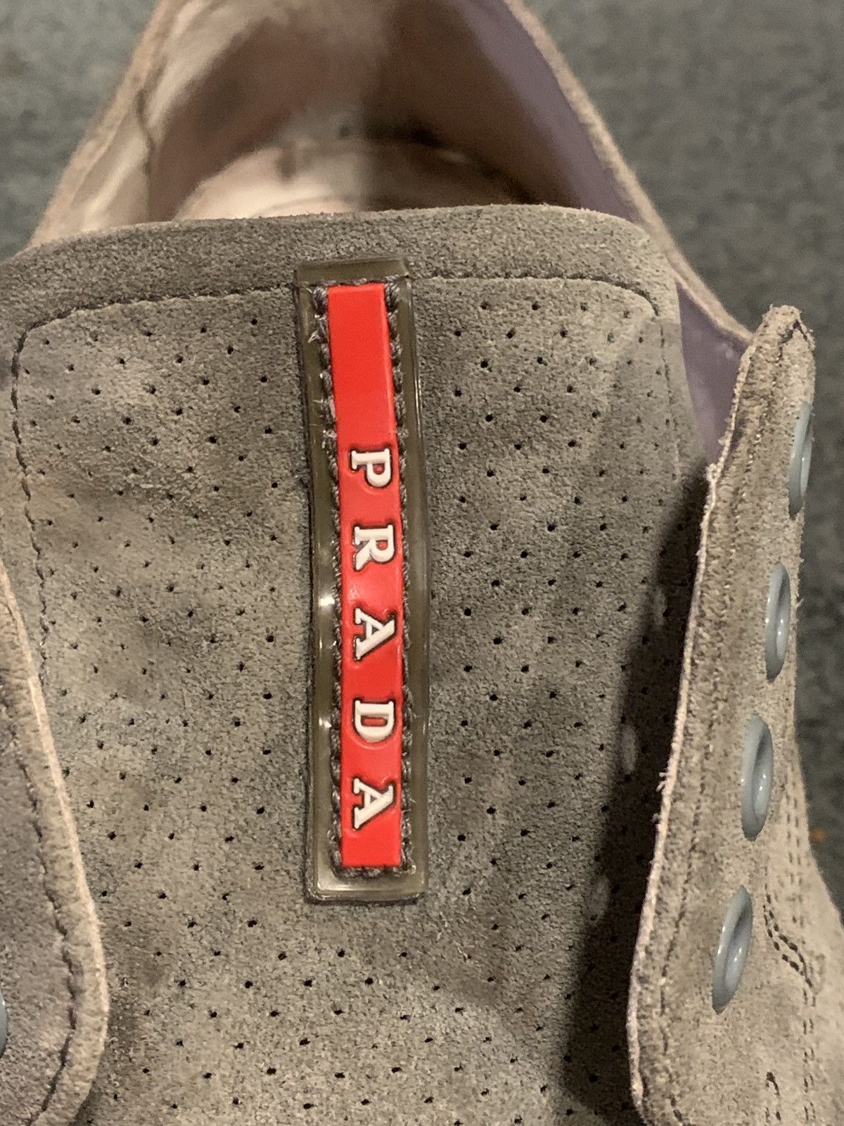 Prada PRADA GREY SUEDE SNEAKERS Size US 9 / EU 42 - 7 Thumbnail