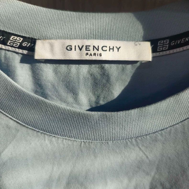 Givenchy Givenchy Destroyed Letter Logo Pattern, Sky Blue Size US S / EU 44-46 / 1 - 3 Thumbnail