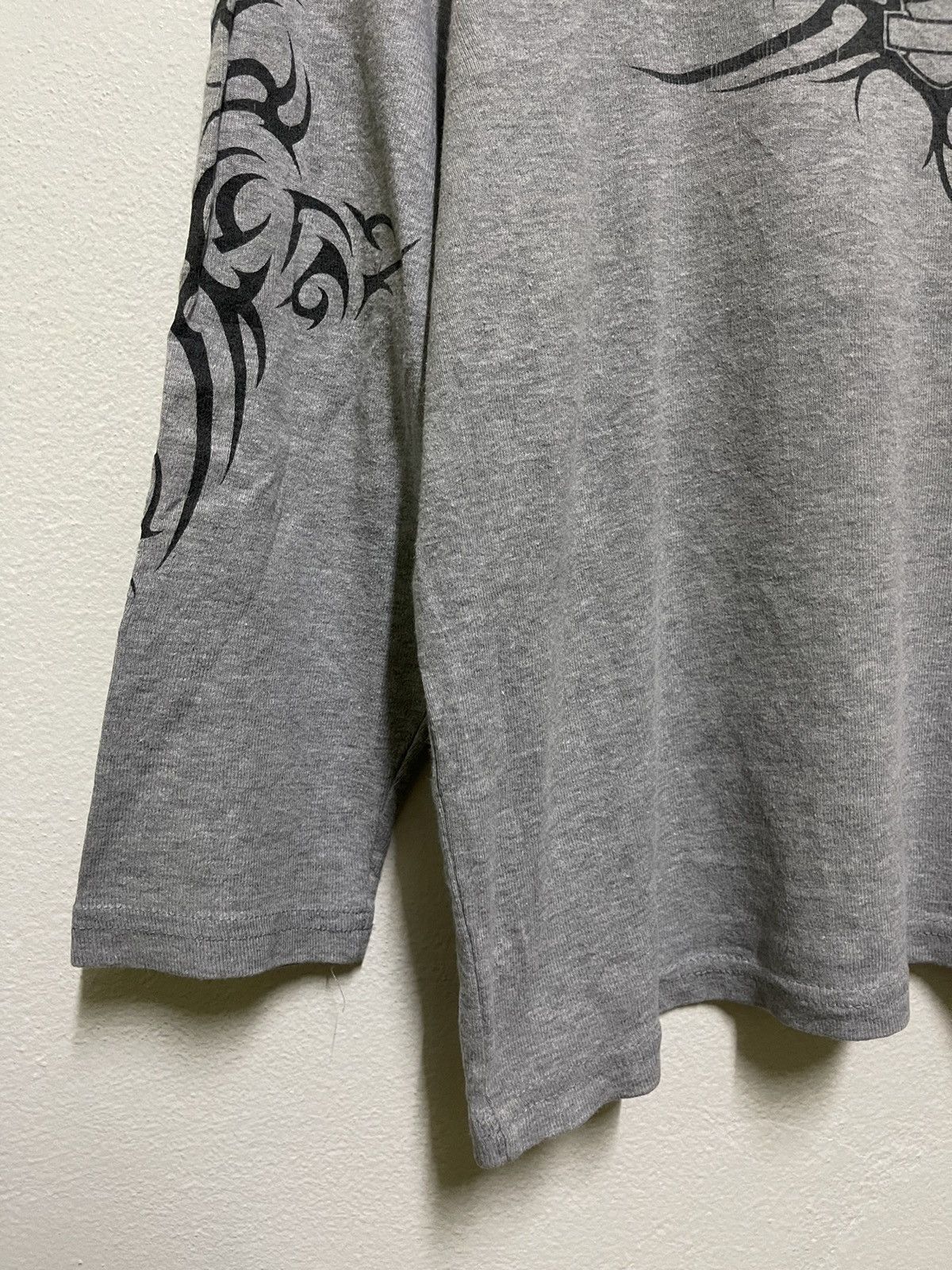 Harley Davidson × Vintage Harley Davidson Flame Sleeve Size XL / US 12-14 / IT 48-50 - 3 Thumbnail