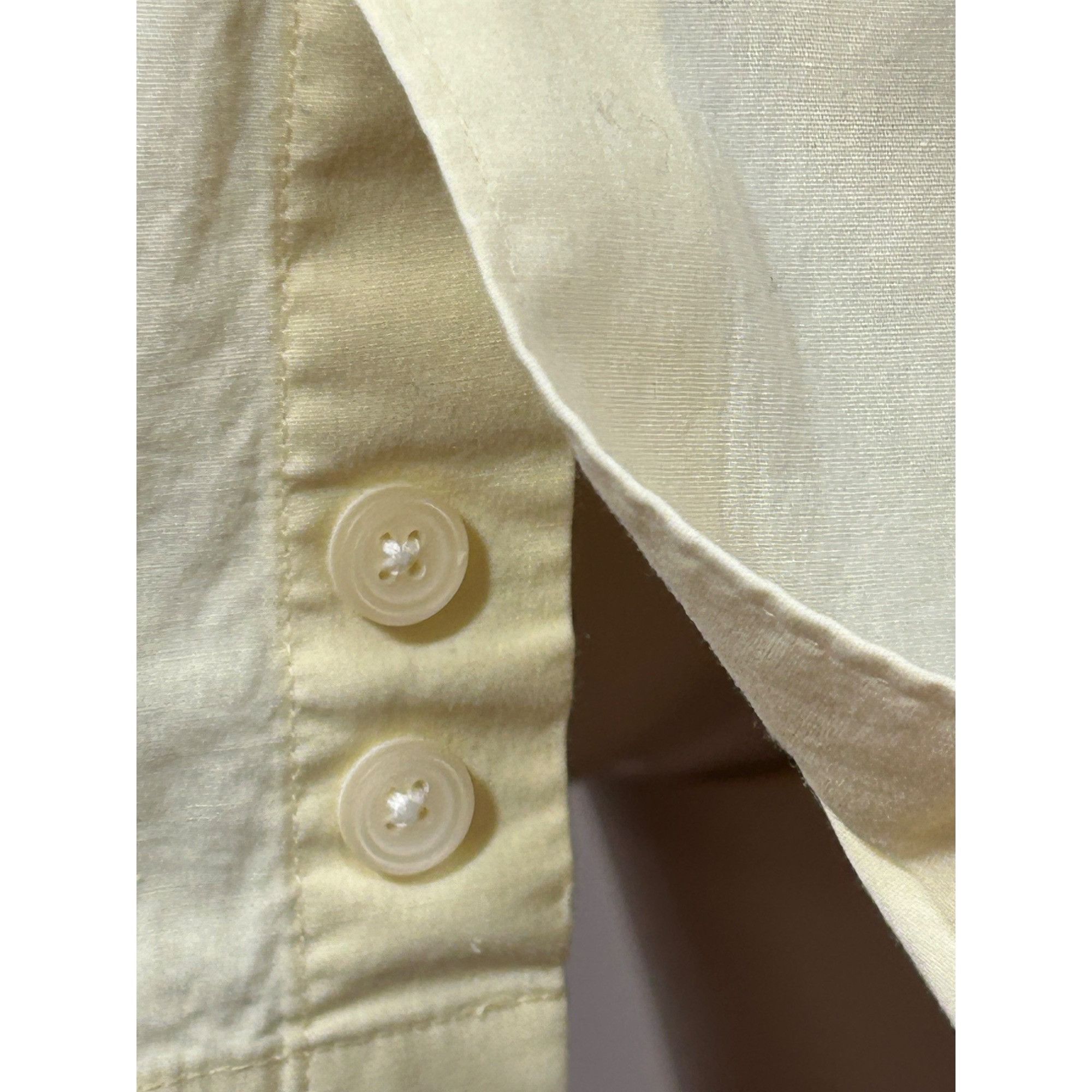 Structure Structure Men’s Shirt Vintage 90’s Yellow Short Sleeve L But Size US L / EU 52-54 / 3 - 8 Thumbnail