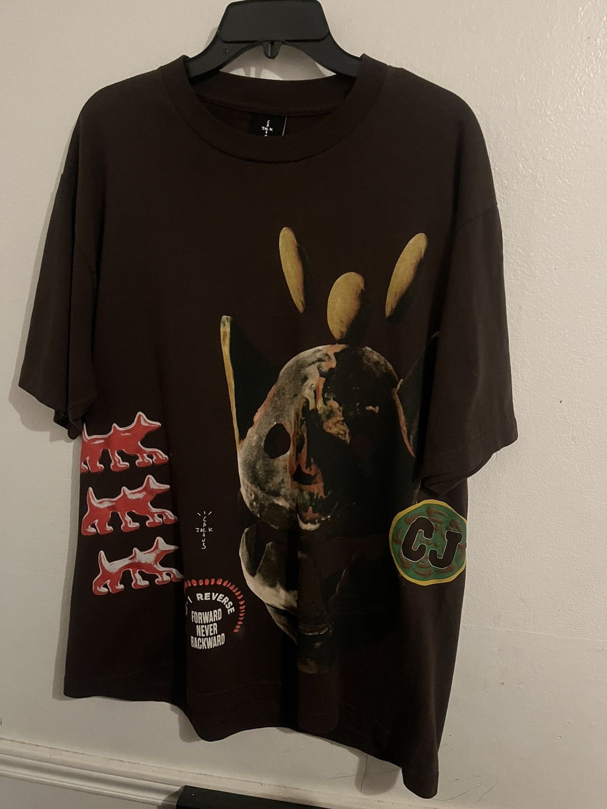 Band Tees × Travis Scott Cactus jack 2022 mocha Size US L / EU 52-54 / 3 - 1 Thumbnail