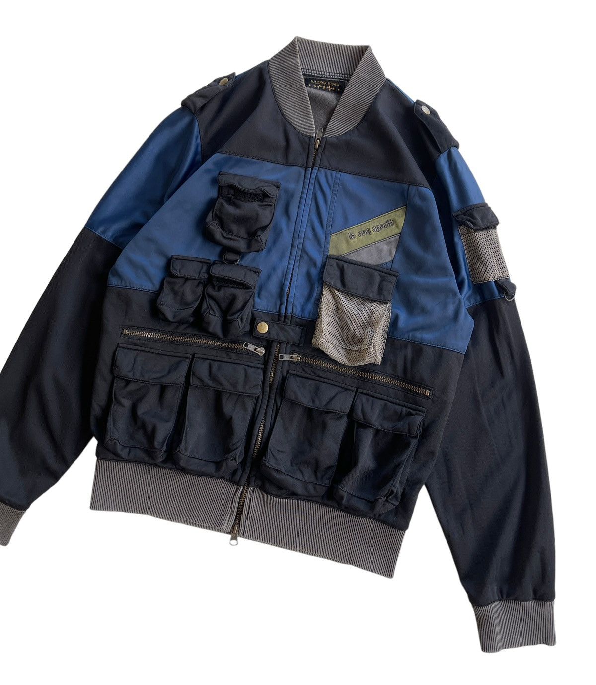 Japanese Brand Mustang Ranch Avantgarde Multi-Pocket Cargo Jacket Size US S / EU 44-46 / 1 - 5 Thumbnail