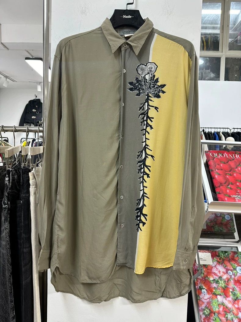 Yohji Yamamoto Vintage Yohji Yamamoto Floral Shirt-dmc Size US M / EU 48-50 / 2 - 1 Thumbnail