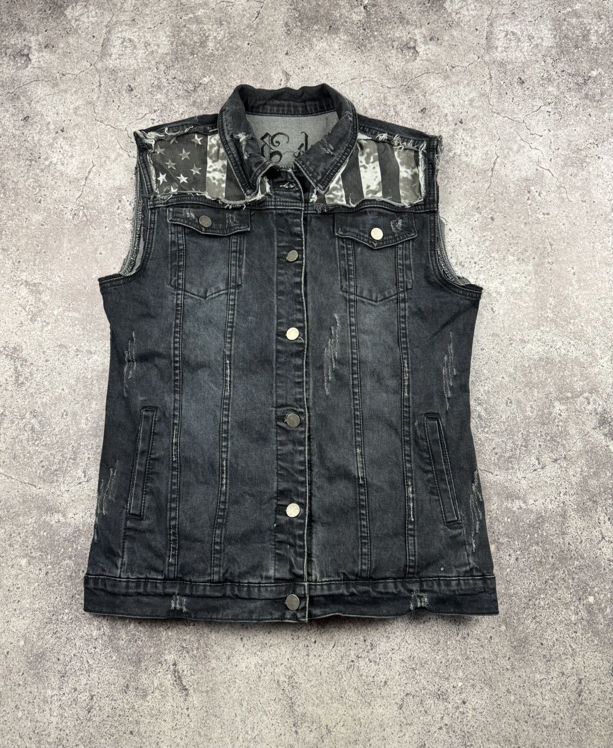 Affliction Affliction style Rock Rebel distressed punk rock Y2K vest Size US S / EU 44-46 / 1 - 1 Thumbnail