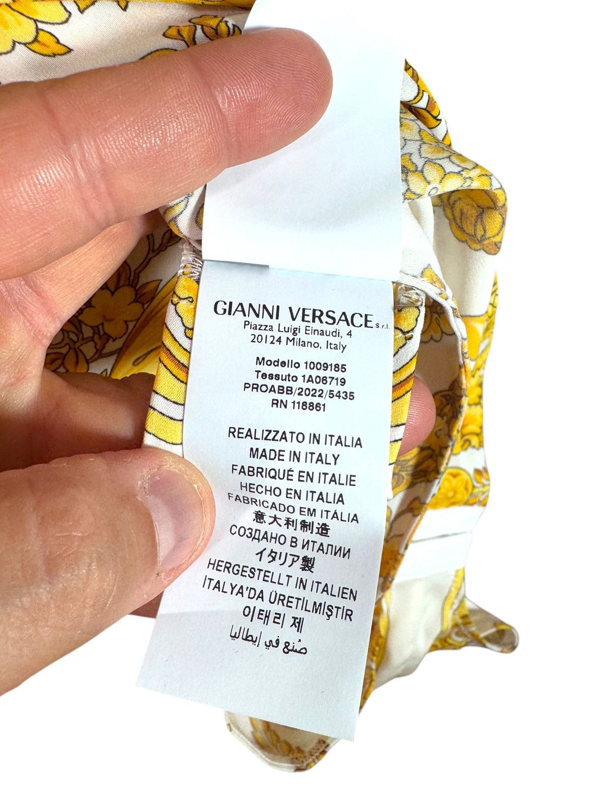 Versace Versace Baroque Silk Bodysuit Size 48 – New with Tags Size XL / US 12-14 / IT 48-50 - 6 Thumbnail