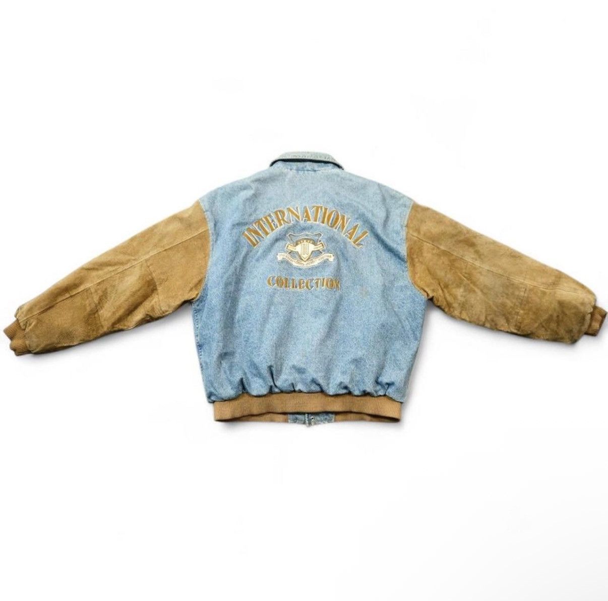 Other International Collection Denim and Suede Bomber Size US XL / EU 56 / 4 - 2 Thumbnail