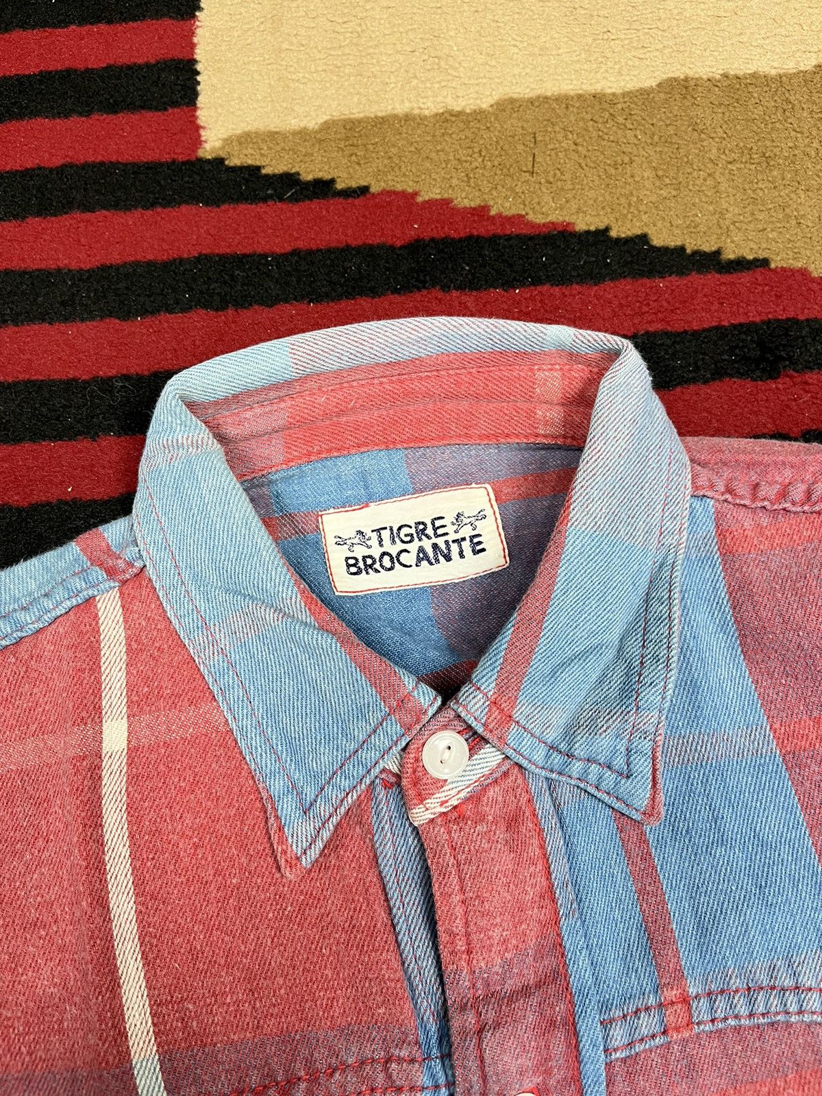 TIGRE BROCANTE Tigre Brocante Japanese Brand Button Shirt Size US S / EU 44-46 / 1 - 3 Thumbnail
