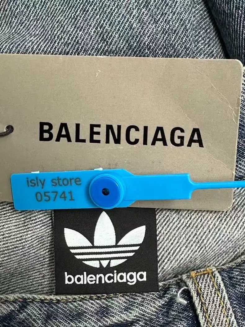 Balenciaga Balenciaga size XS Loose Striped Edge Denim Jeans Blue Size US 27 - 4 Thumbnail