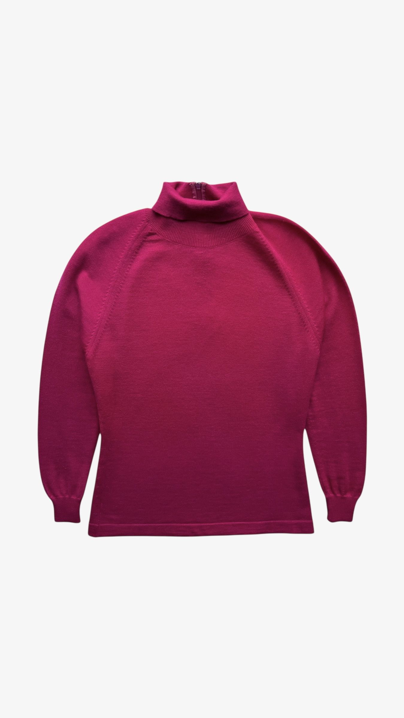 Vintage 60s Women's Emilio Pucci Pink Turtleneck Jumper