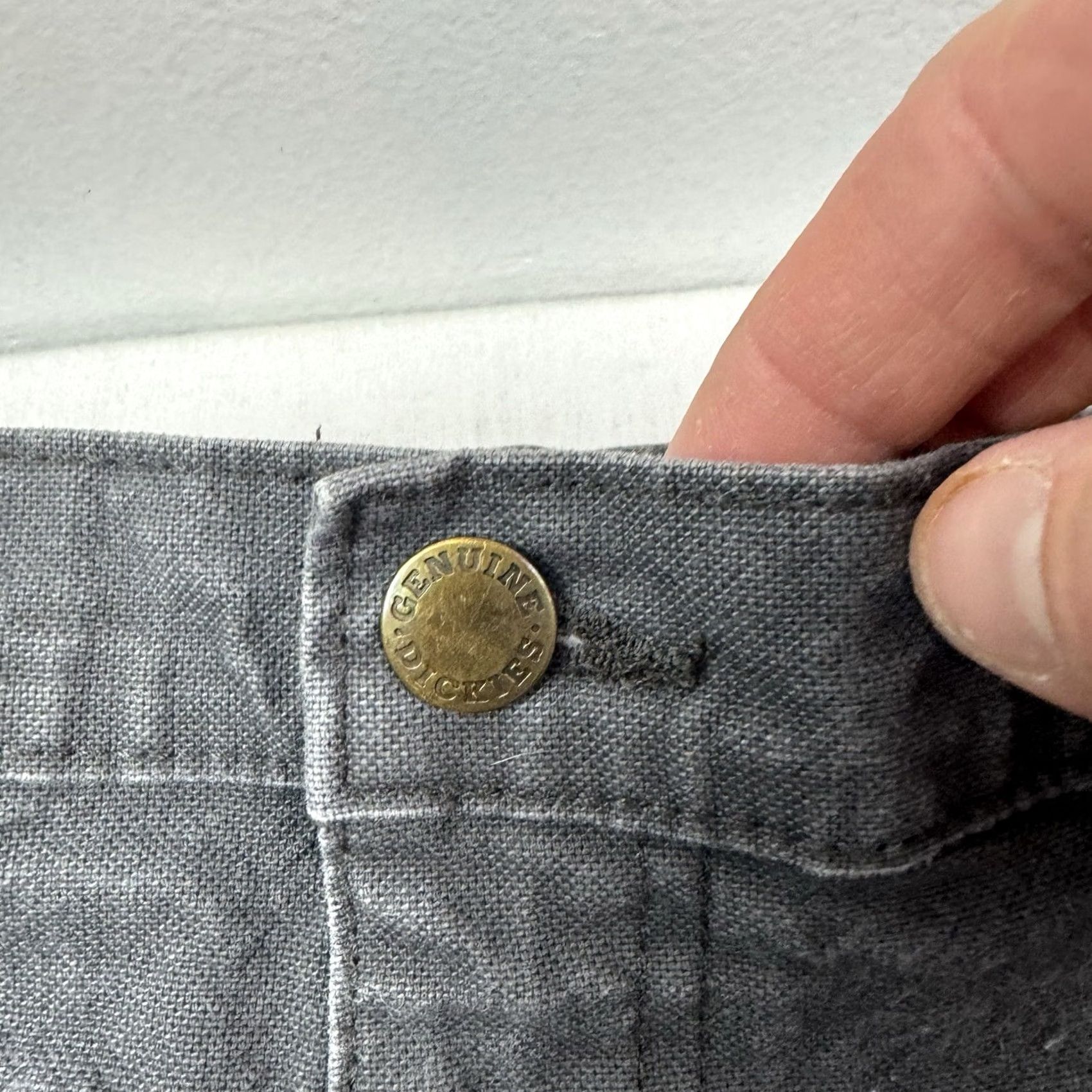 Dickies VINTAGE Dickies Carpenter Pants Adult 38x30 Workwear Canvas Gray Cotton Straight Mens Size US 38 / EU 54 - 4 Thumbnail