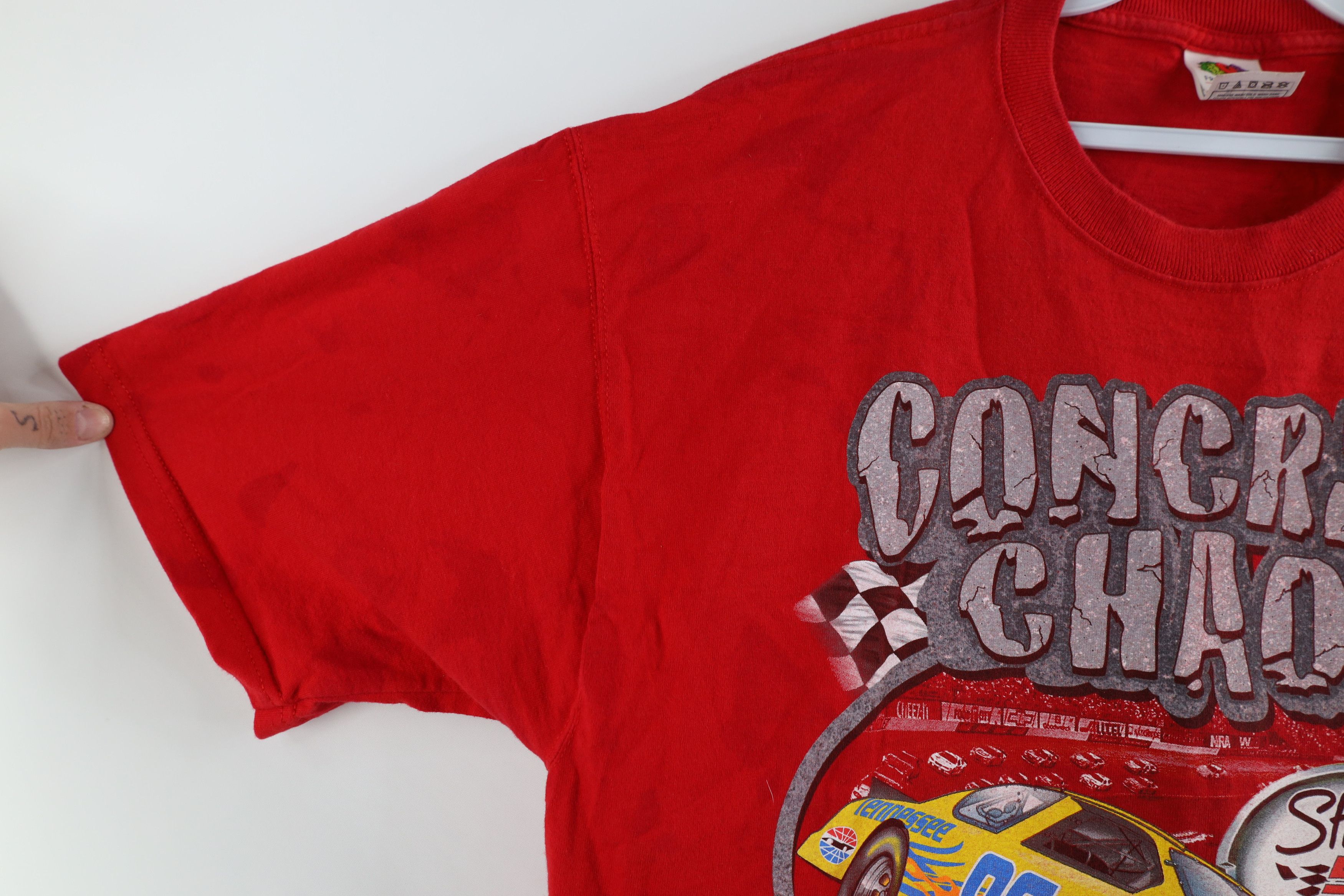 Fruit Of The Loom × Vintage Vintage Y2K 2004 NASCAR Print Bristol Motor Speedway T-Shirt Size US XL / EU 56 / 4 - 5 Thumbnail