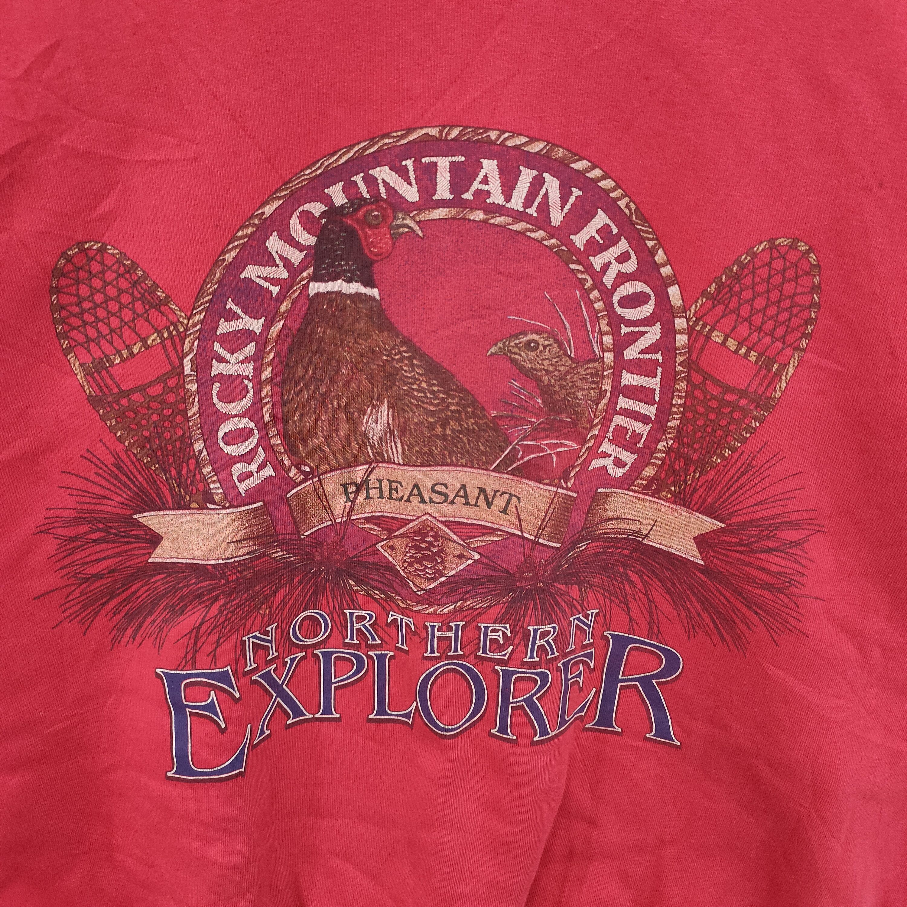 Vintage Vintage 90s Rocky Mountain Frontier Pheasant Sweatshirt Size US M / EU 48-50 / 2 - 7 Thumbnail