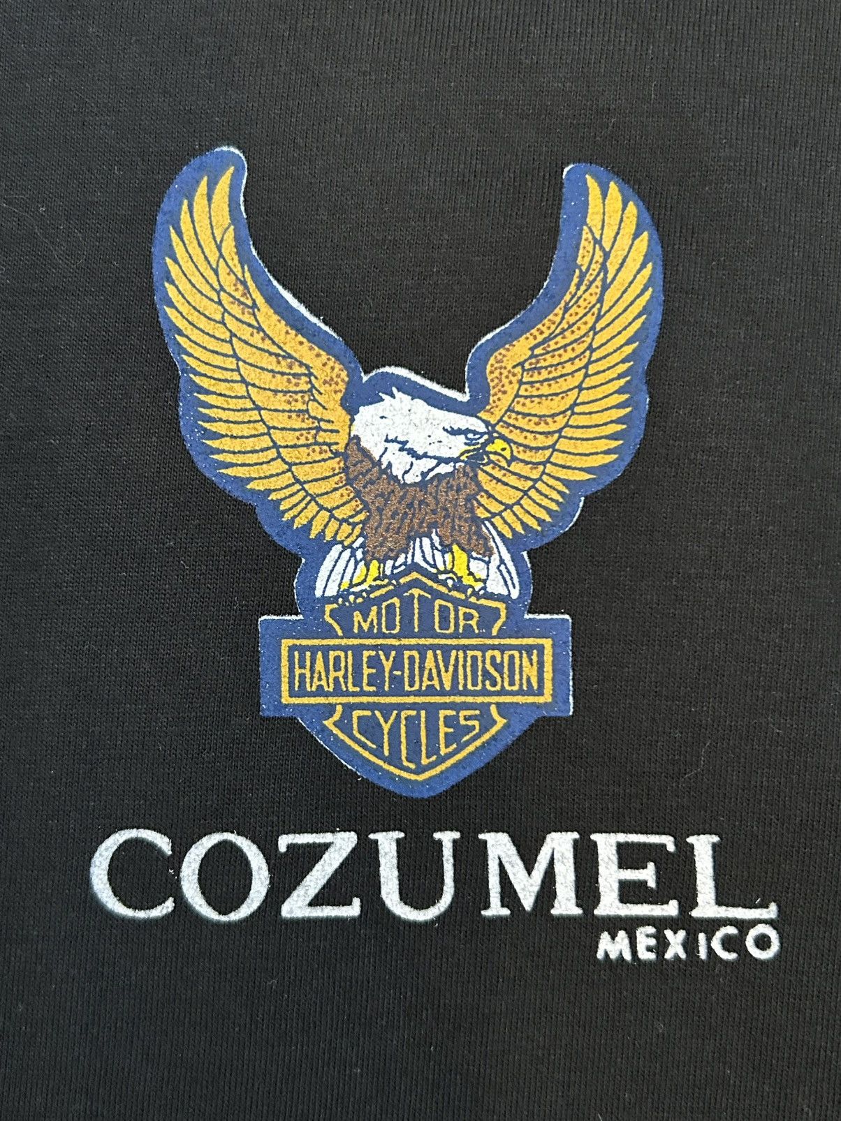 Harley Davidson Vintage New/Never Worn Harley-Davidson Cozumel Mexico Tee Size US XL / EU 56 / 4 - 2 Thumbnail