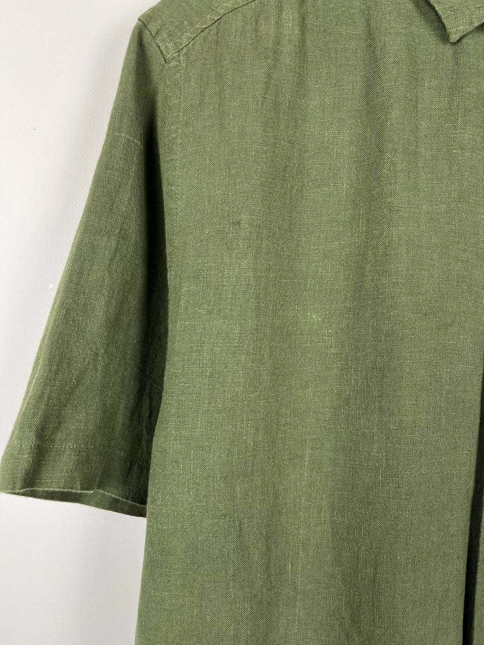 Percival Percival Men's 100% Linen Short Sleeve Shirt Size US M / EU 48-50 / 2 - 4 Thumbnail