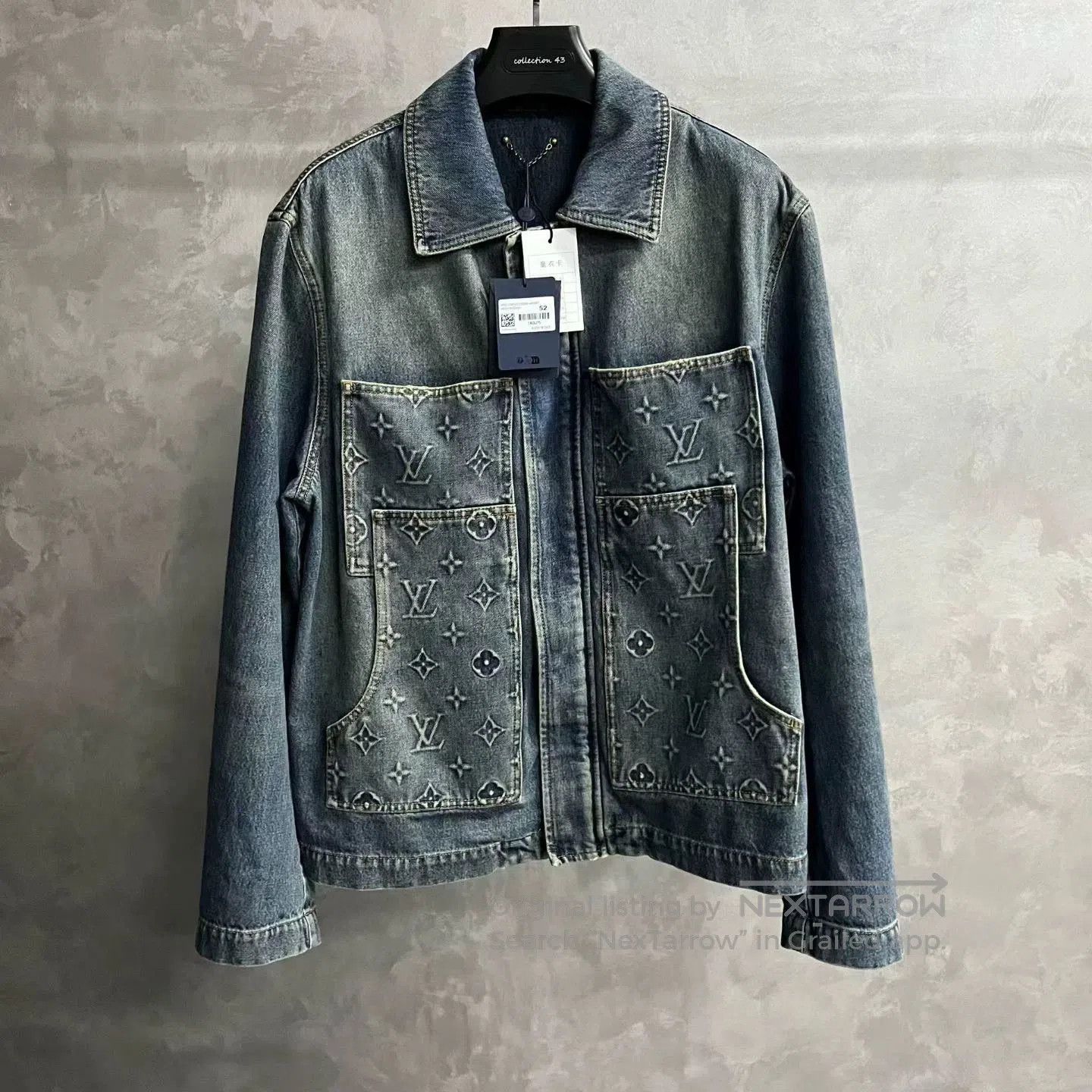 Louis Vuitton louis vuitton blue logo long sleeve denim jacket. Size US L / EU 52-54 / 3 - 1 Thumbnail