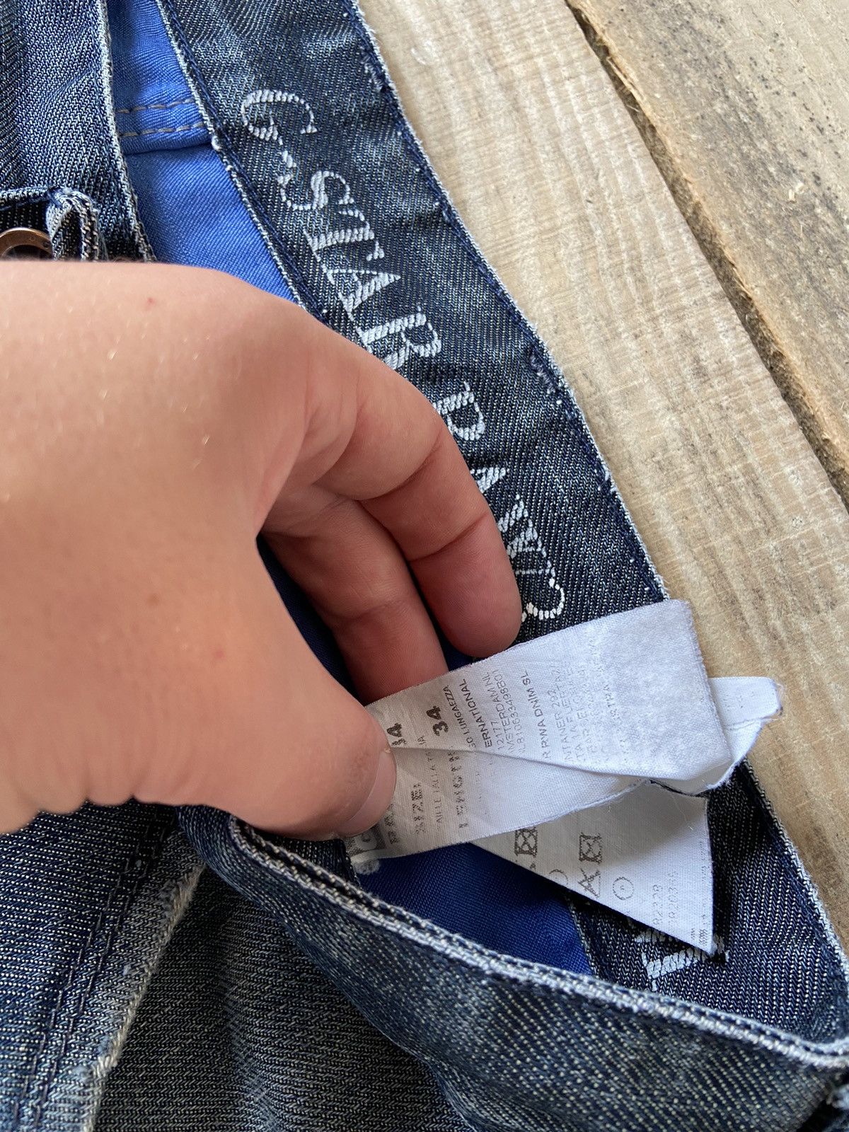 G-Star × Vintage Vintage G Star Raw biker pants 3D denim y2k Size US 34 / EU 50 - 6 Thumbnail