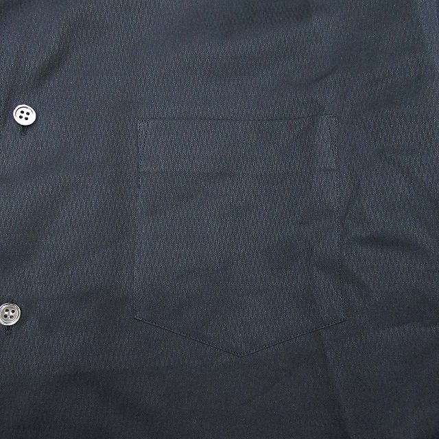 Comme des Garcons SHIRT Shirt Notched collar Long sleeves button cotton Black Size US M / EU 48-50 / 2 - 5 Thumbnail