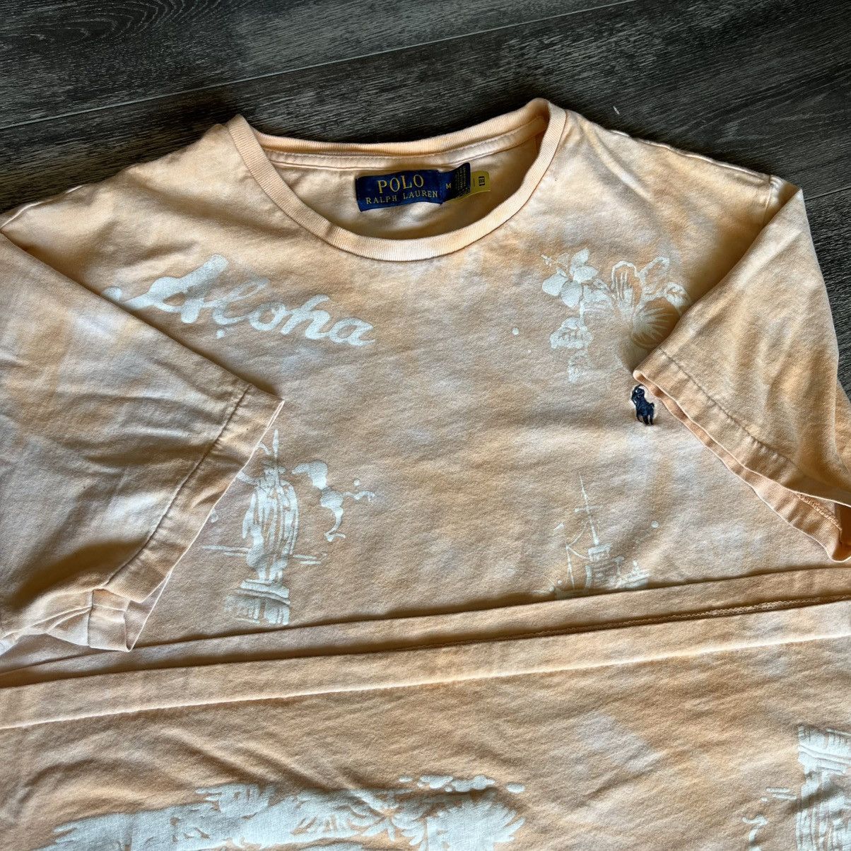 Polo Ralph Lauren Polo Ralph Lauren Hawaiian Aloha Floral Small Logo Tee Shirt Size US M / EU 48-50 / 2 - 9 Thumbnail