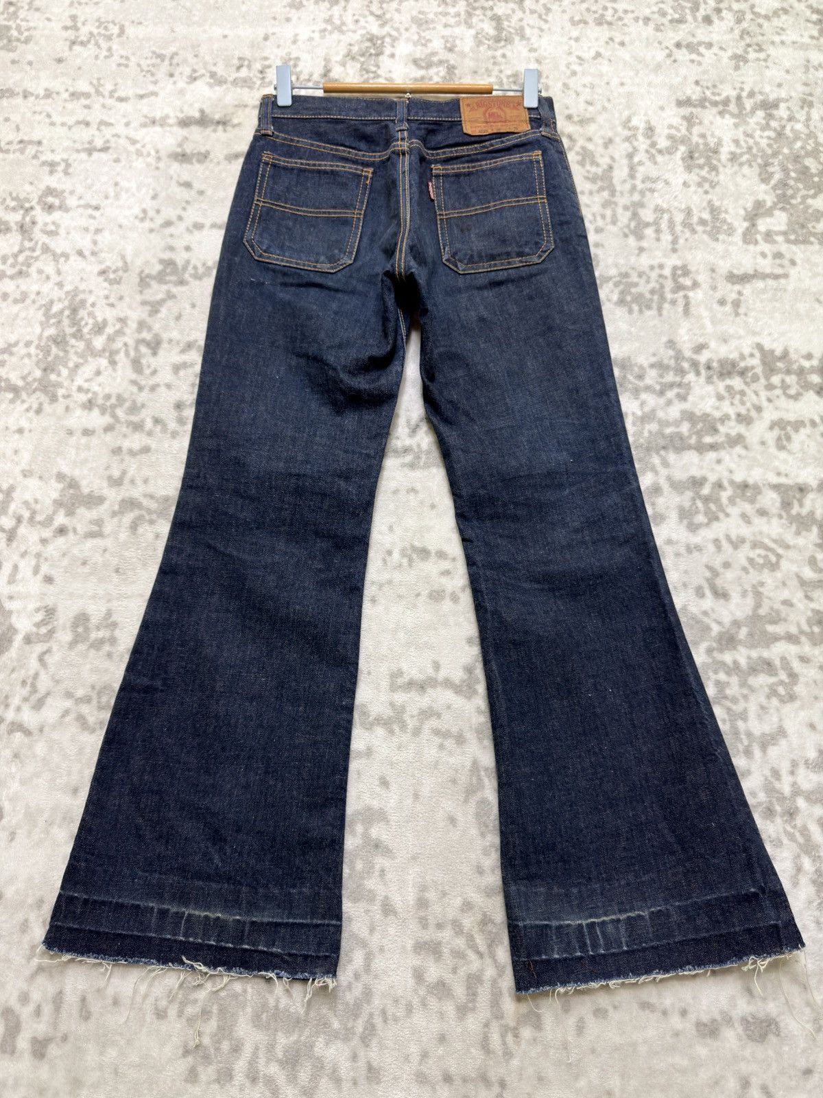 Vintage Vintage Big Stone LOT M508 Flared Bush Bell Bottom Denim Size US 27 - 2 Thumbnail
