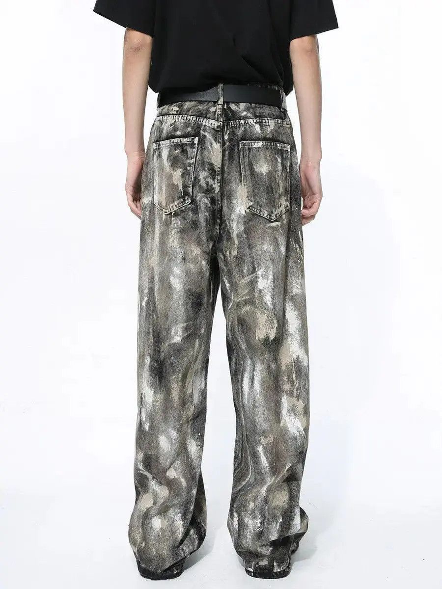 Japanese Brand Retro loose camouflage casual jeans Size US 32 / EU 48 - 3 Thumbnail