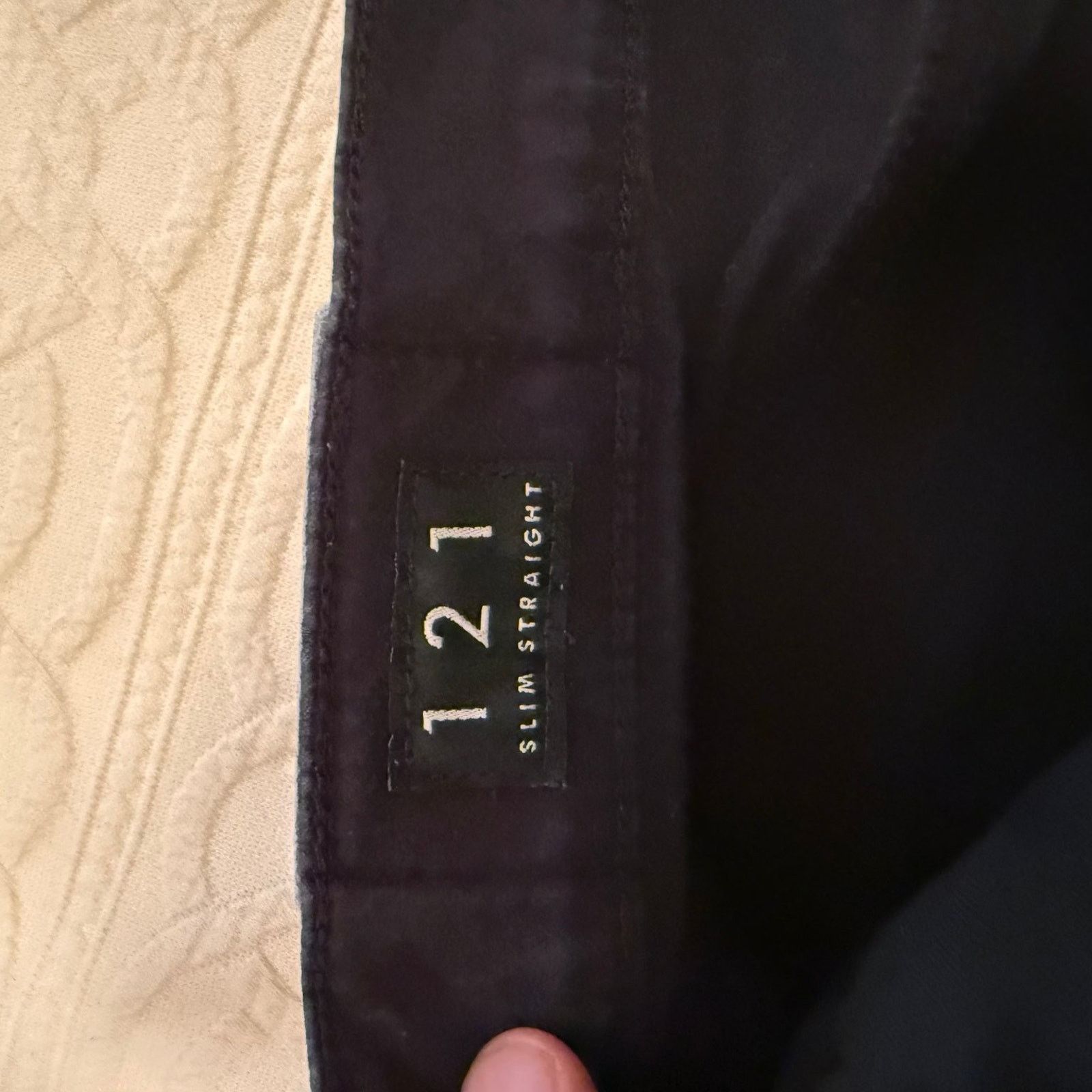 Lucky Brand Lucky Brand Men's Jeans Black Denim Slim Straight 36x32 Size US 36 / EU 52 - 7 Thumbnail