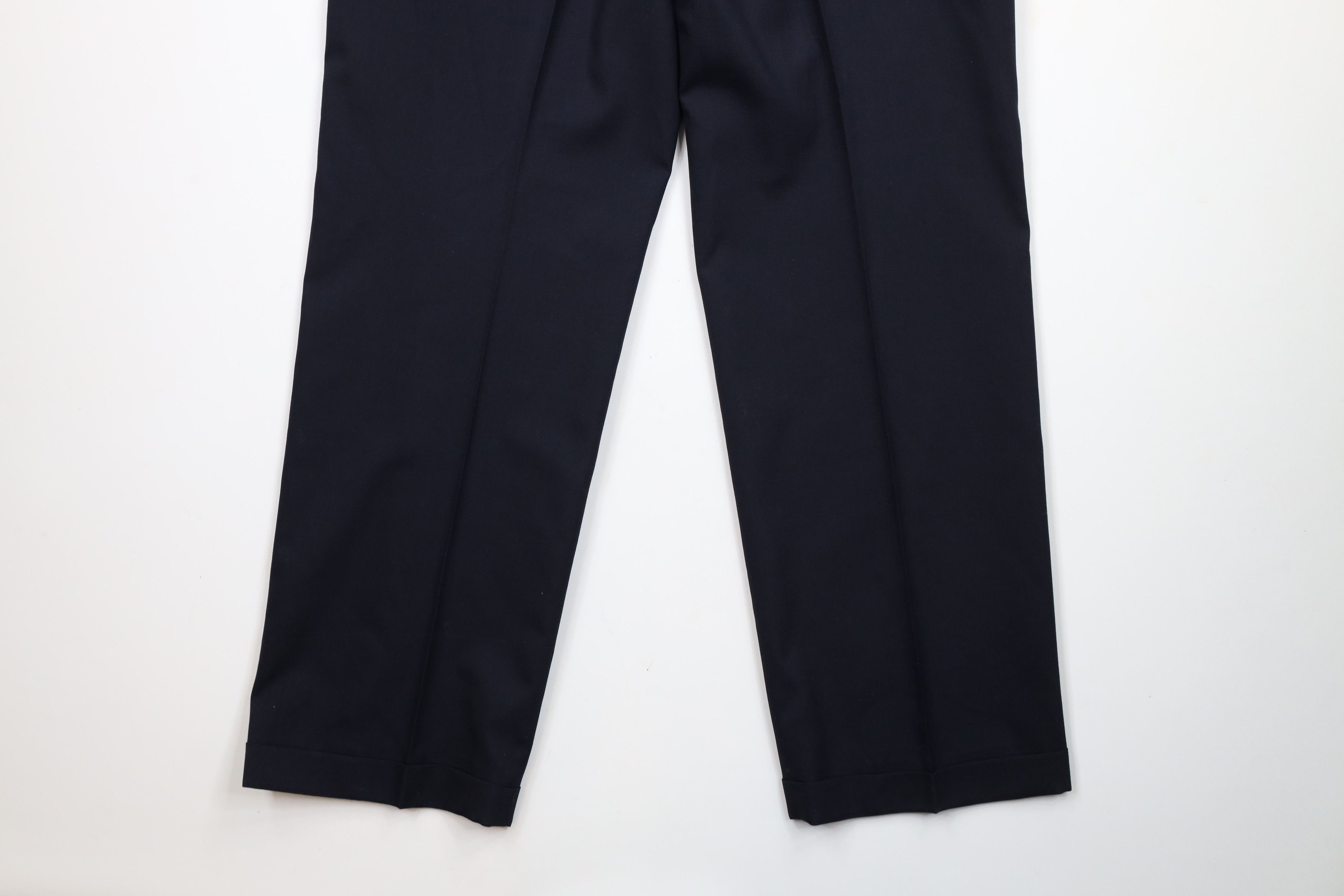 Vintage Vintage 70s Streetwear Pleated Cuffed Wide Leg Pants USA Size US 36 / EU 52 - 11 Thumbnail