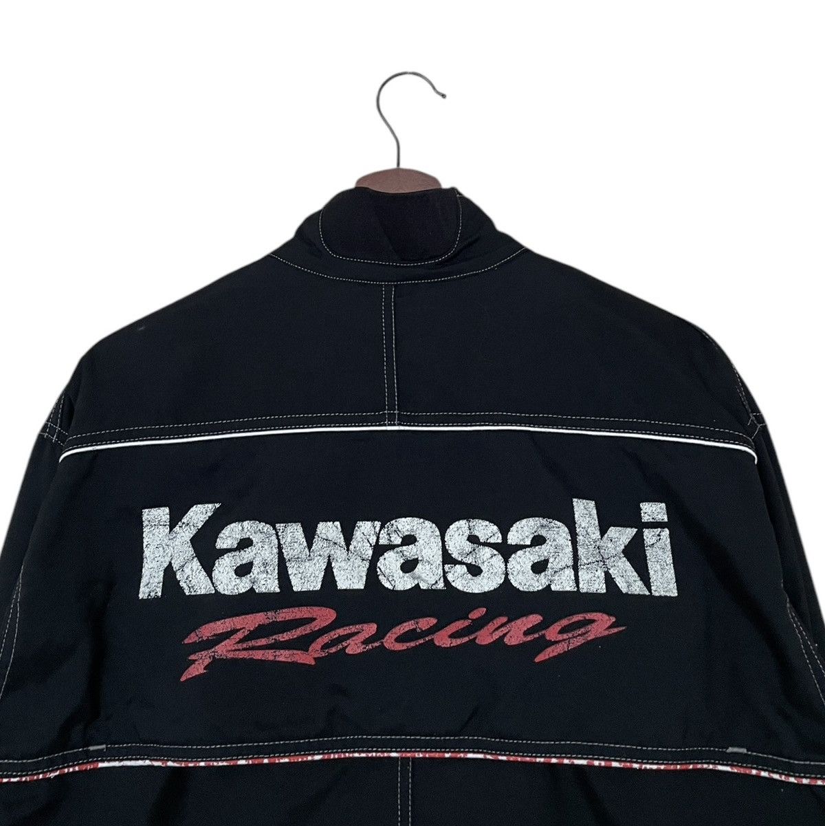 Vintage Vintage Brand Kushitani Kawasaki Bikers Jacket 1990s Size US L / EU 52-54 / 3 - 8 Thumbnail