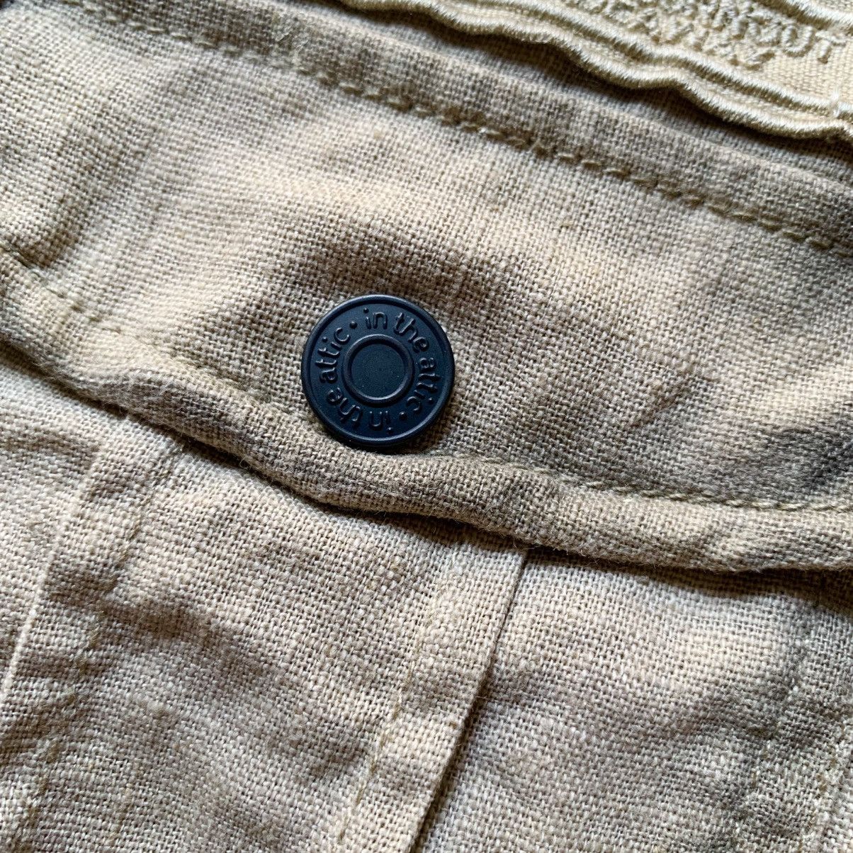 In The Attic Japanese brand in the attic waxed rolled up sleeve linen Size US M / EU 48-50 / 2 - 8 Thumbnail