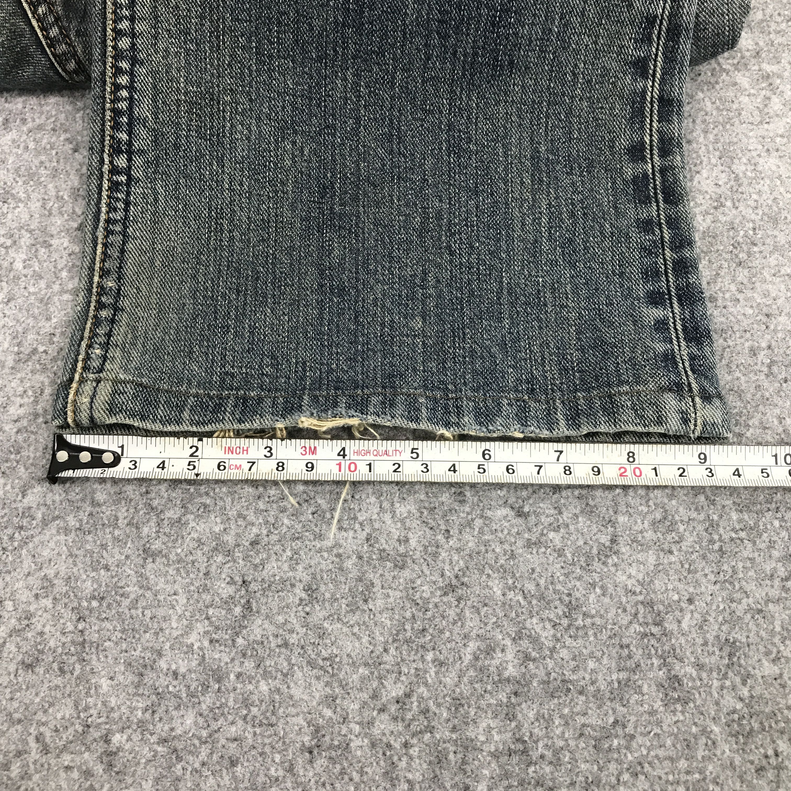 Japanese Brand × Lee FLARE LEE JAPAN BOOTCUT DISTRESSED DENIM JEANS Size US 32 / EU 48 - 13 Thumbnail