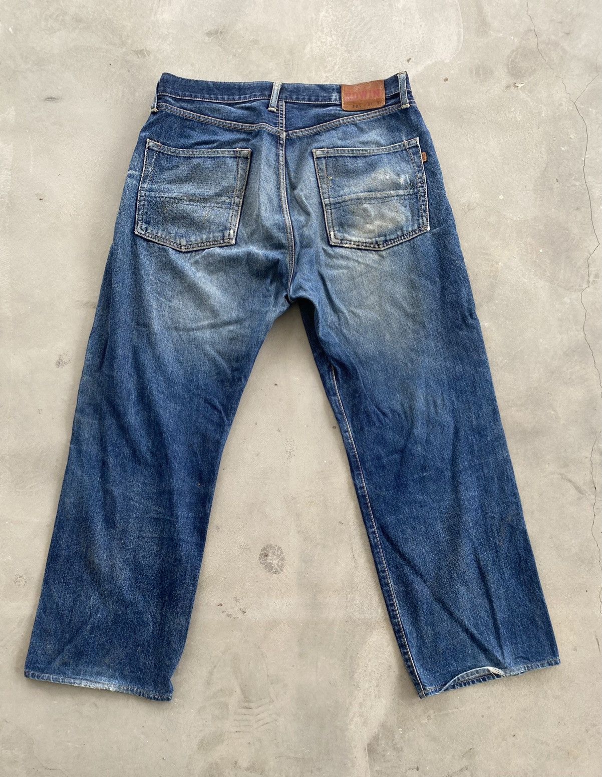 Edwin × Vintage VINTAGE EDWIN WELL WORN PREMIUM 5105 DENIM Size US 34 / EU 50 - 7 Thumbnail