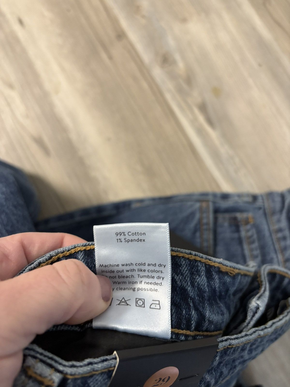 Other Just USA NWT High Rise Retro Straight Leg Jeans Full Length Size 29" - 4 Thumbnail