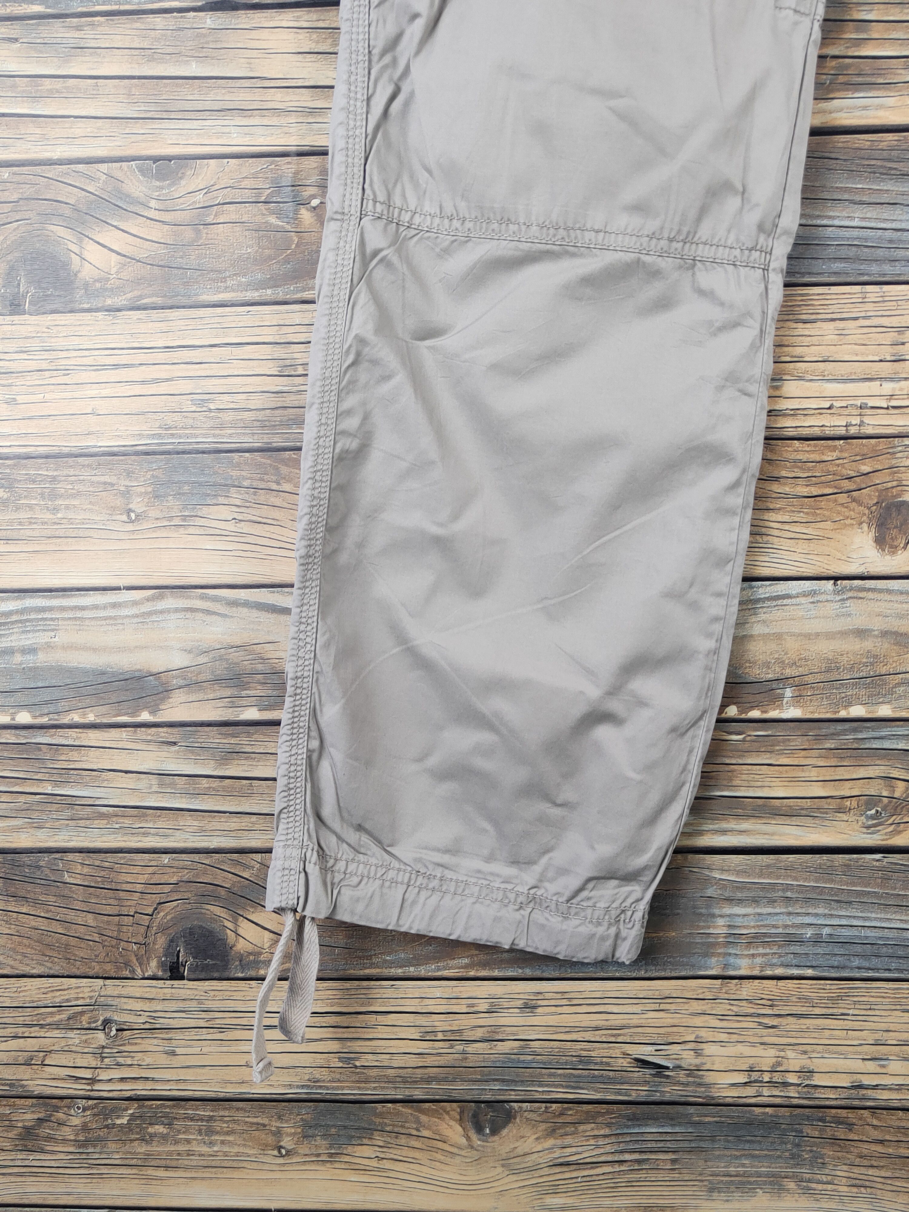 Japanese Brand DL Uniqlo Ivory Multipocket Tactical Cargo Pants #1513 Size US 32 / EU 48 - 4 Thumbnail