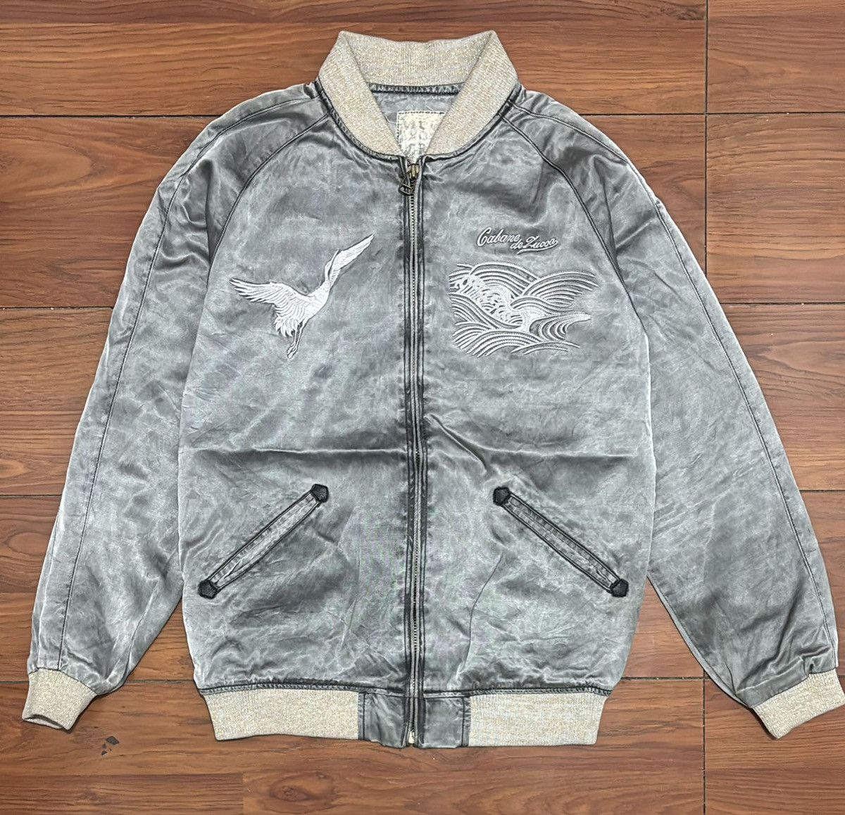 CABANE de ZUCCa Vintage Cabane De Zucca “Keep on Evolving” Sukajan Jacket Size US XL / EU 56 / 4 - 2 Thumbnail