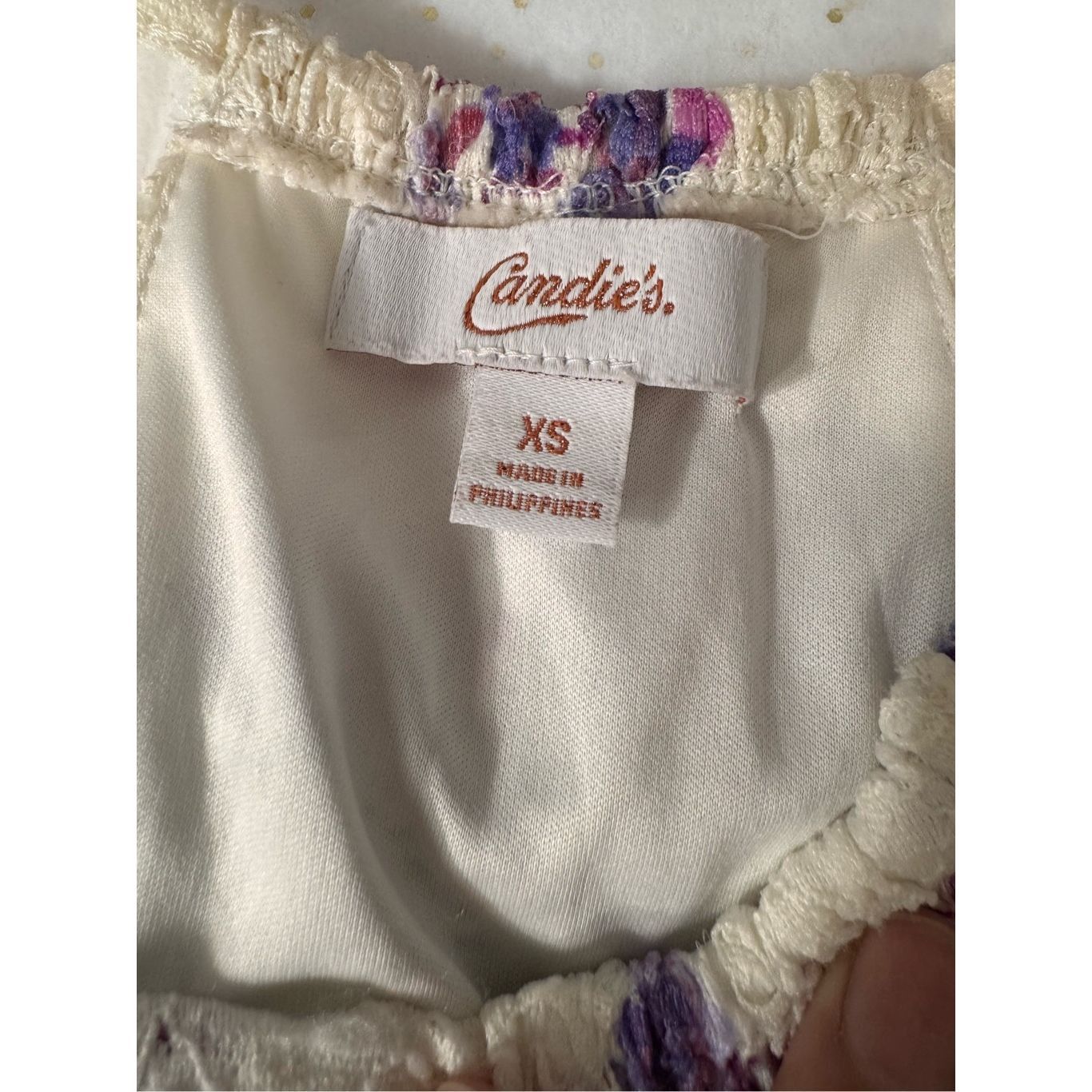 Other Candie’s White Floral Lace Halter Dress XS Size XS / US 0-2 / IT 36-38 - 7 Thumbnail