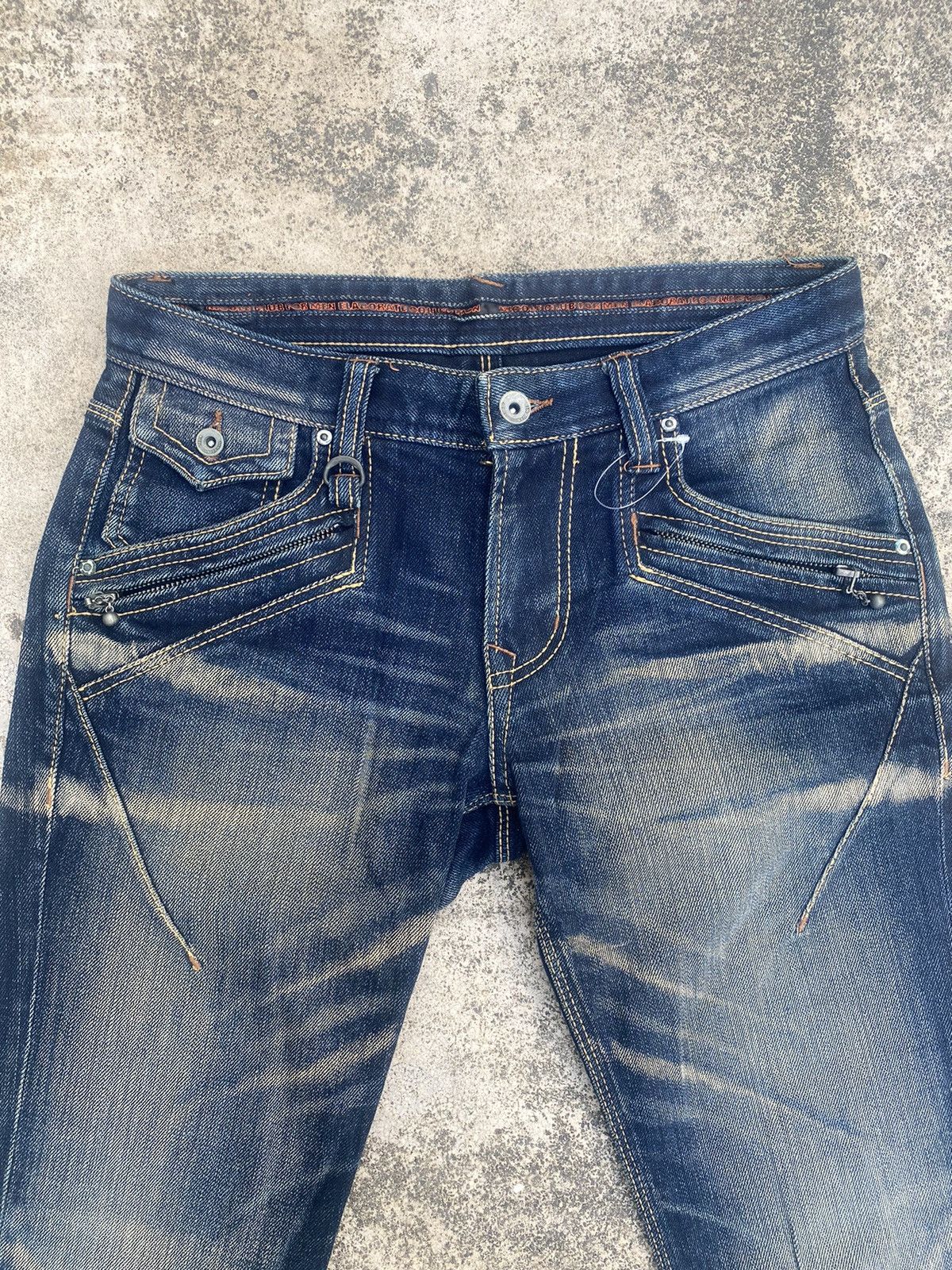 If Six Was Nine × Japanese Brand × Nicole Club Flare Jeans Nicole Club Clawmark Zipper Bootcut Size US 30 / EU 46 - 10 Thumbnail
