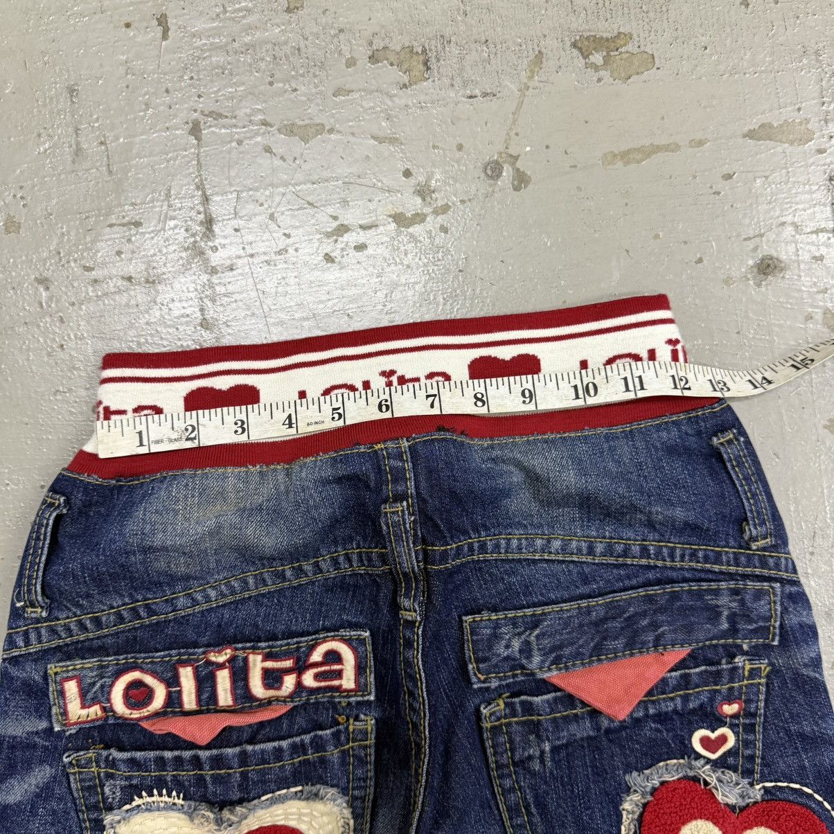 Hysteric Glamour Yoshitomo Nara X Lolita Jeans Denim Short Pants Sagging Size 25" / US 0 / IT 36 - 4 Thumbnail