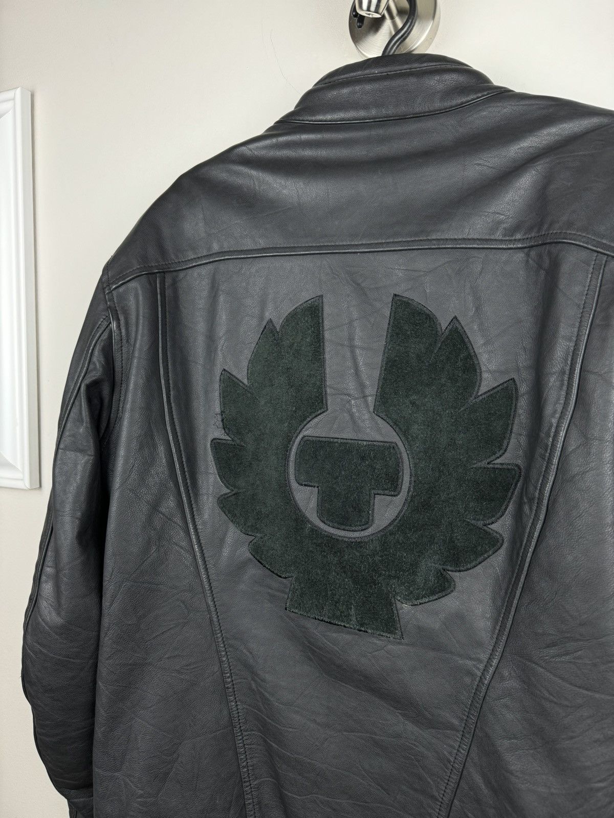 Belstaff Leather bomber jacket Belstaff original casual biker item Size US XL / EU 56 / 4 - 7 Thumbnail