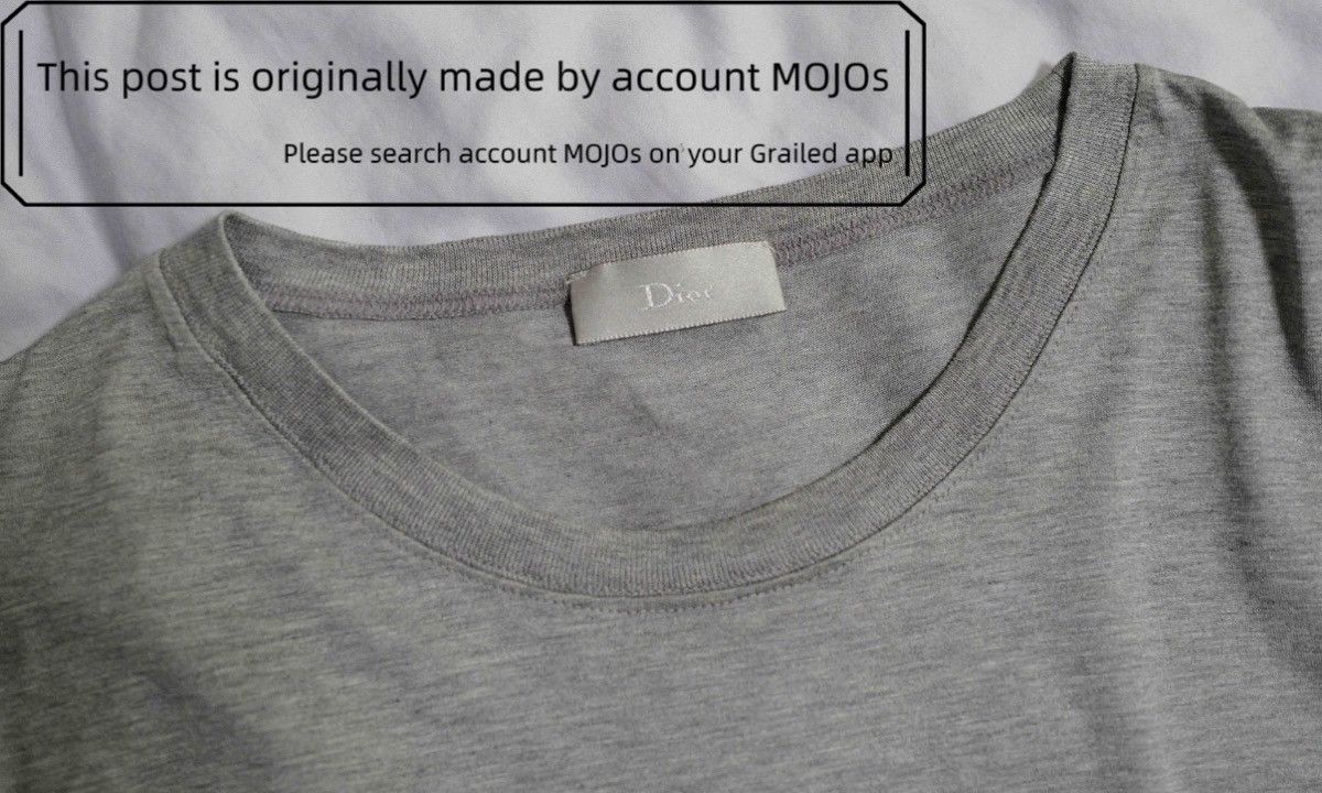 Dior Sz S Dior Homme 05SS Runway Bee Stitch L/S tee mojos1311 Size US S / EU 44-46 / 1 - 3 Thumbnail